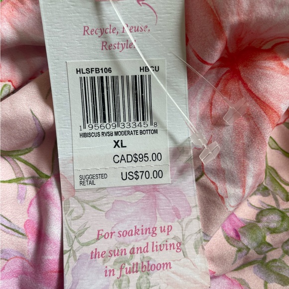 Love Shack Fancy x Hurley Hibiscus Bikini Bottom- XL - Picture 10 of 10